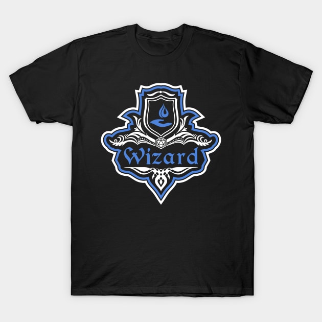 D&D Wizard Class Crest T-Shirt by Sunburst